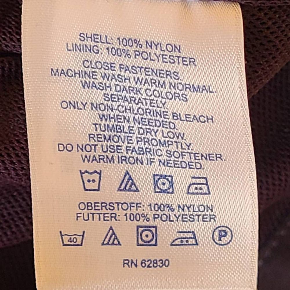 Lands' End Women's Full Zip Button Closure Hooded Rain Jacket Black Small - Picture 6 of 12